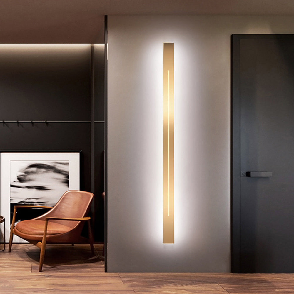Svart Justerbar Vägglampa med Dimbara LED-lampor – Modern Design för Inomhusbruk, Längd 60-200 cm 8