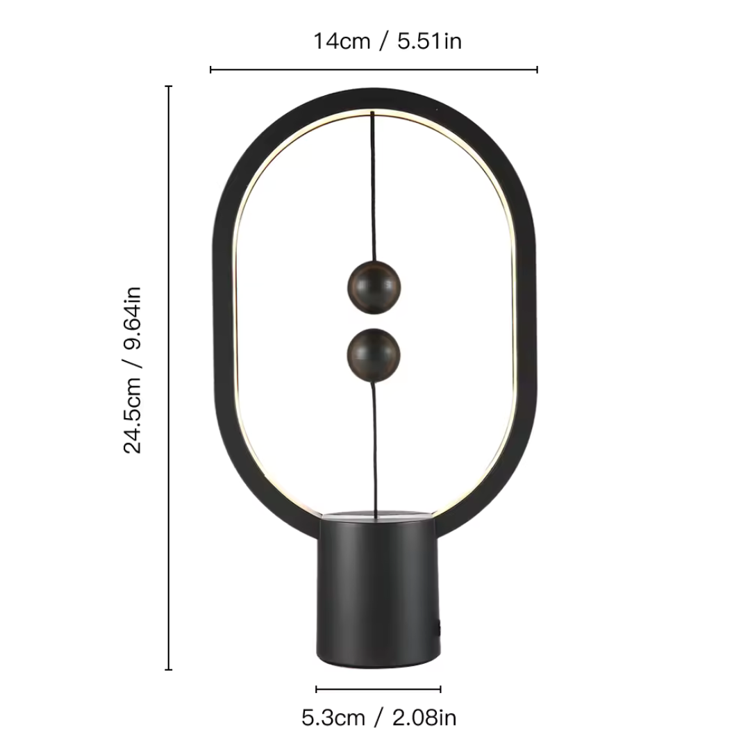 Elegant Liten Bordslampa med USB-laddning och Varm Vit LED-ljus – Stilren Heminredning för Läsning och Avkoppling 4
