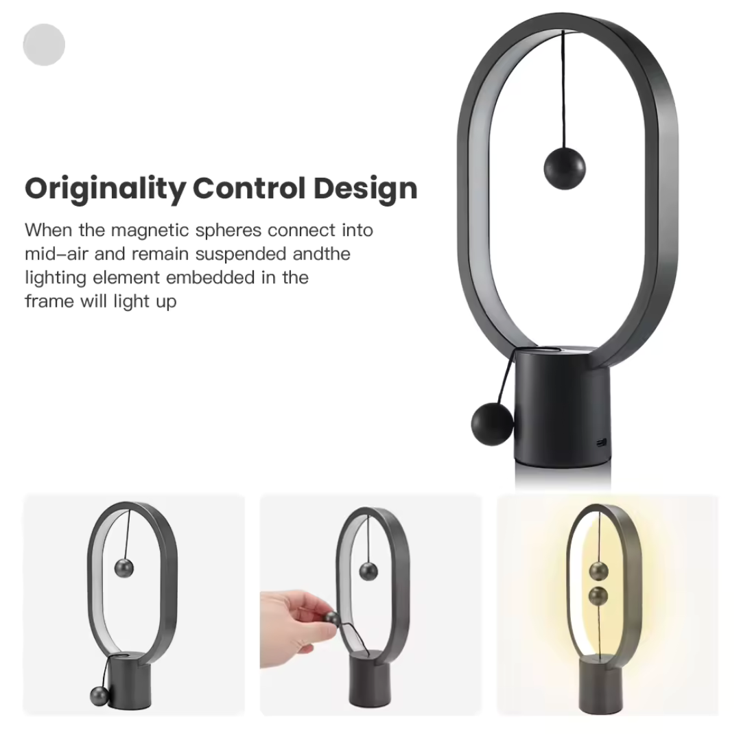 Elegant Liten Bordslampa med USB-laddning och Varm Vit LED-ljus – Stilren Heminredning för Läsning och Avkoppling 5