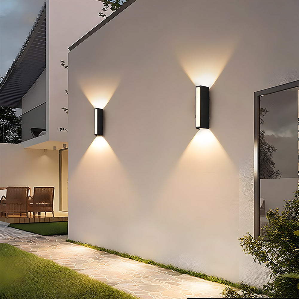 High Lumen Outdoor Wall Light – Weatherproof LED Fixture for Patios, Garages, and Pathways – Modern Black Design 0
