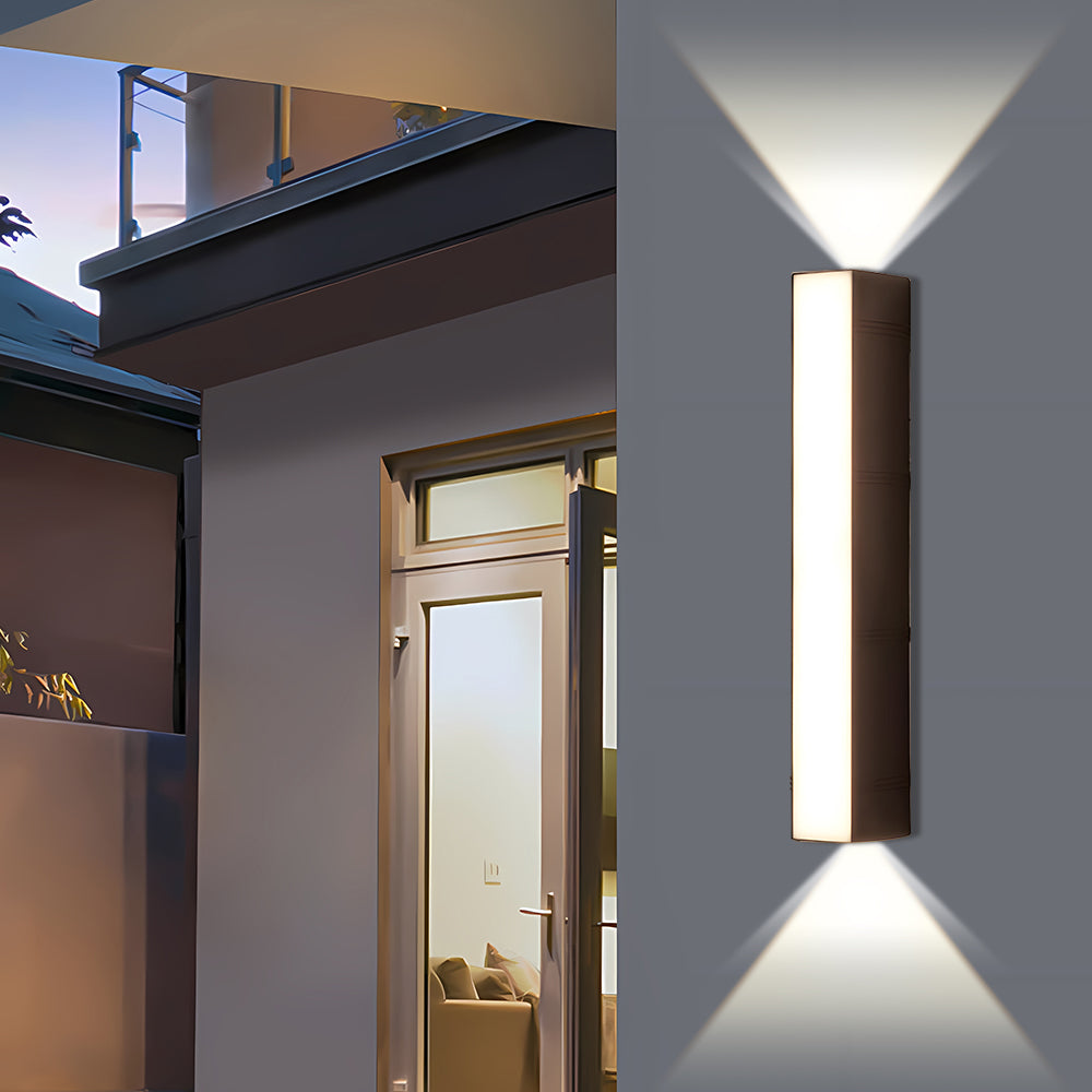 High Lumen Outdoor Wall Light – Weatherproof LED Fixture for Patios, Garages, and Pathways – Modern Black Design 15