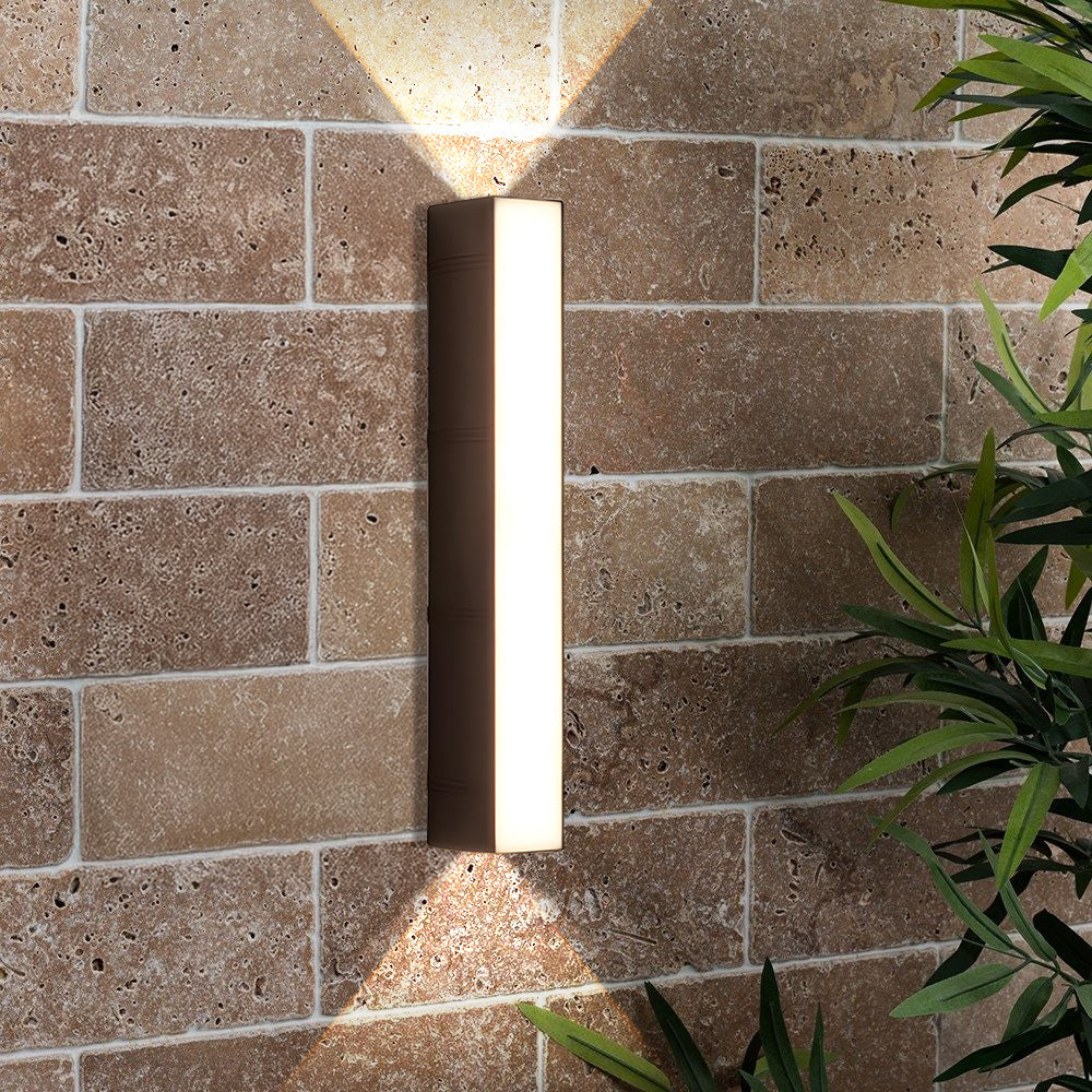 High Lumen Outdoor Wall Light – Weatherproof LED Fixture for Patios, Garages, and Pathways – Modern Black Design 2