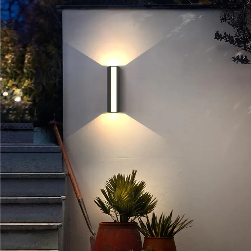 High Lumen Outdoor Wall Light – Weatherproof LED Fixture for Patios, Garages, and Pathways – Modern Black Design 3