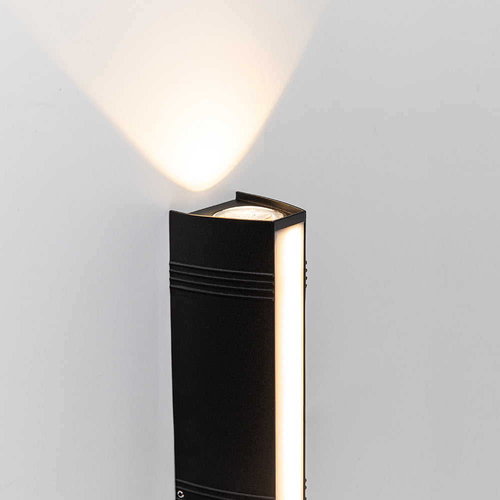 High Lumen Outdoor Wall Light – Weatherproof LED Fixture for Patios, Garages, and Pathways – Modern Black Design 8