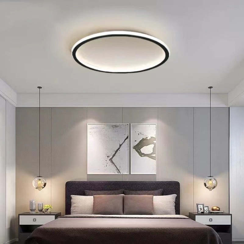 Modern Rund LED Taklampa för Vardagsrum och Sovrum – Energibesparande Takplafond med Minimalistisk Design 6