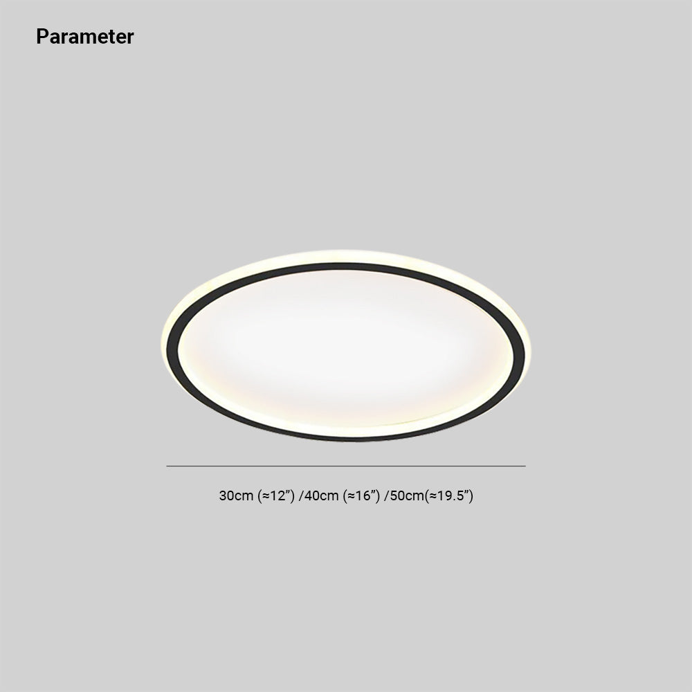 Modern Rund LED Taklampa för Vardagsrum och Sovrum – Energibesparande Takplafond med Minimalistisk Design 8
