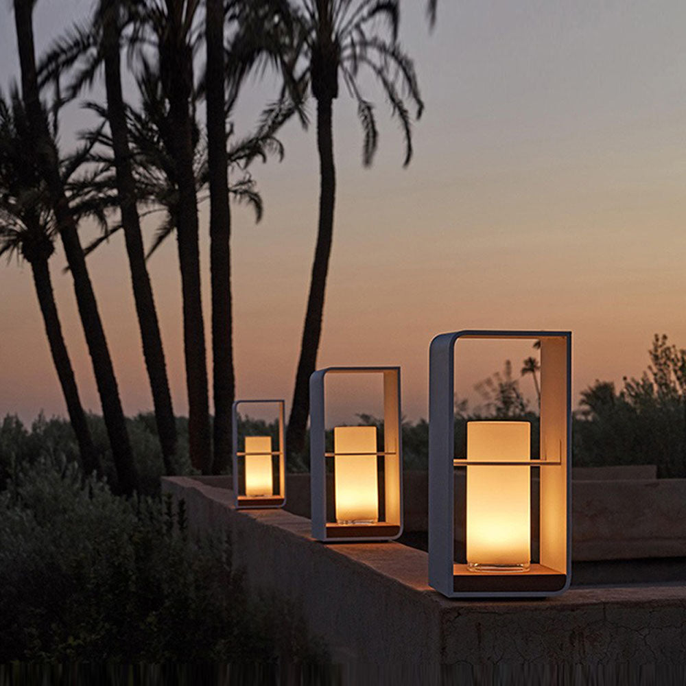 Solenergi Utomhuslampa med Minimalistisk Design för Hållbar Utebelysning - Weather Resistant Trädgårdslampa 3