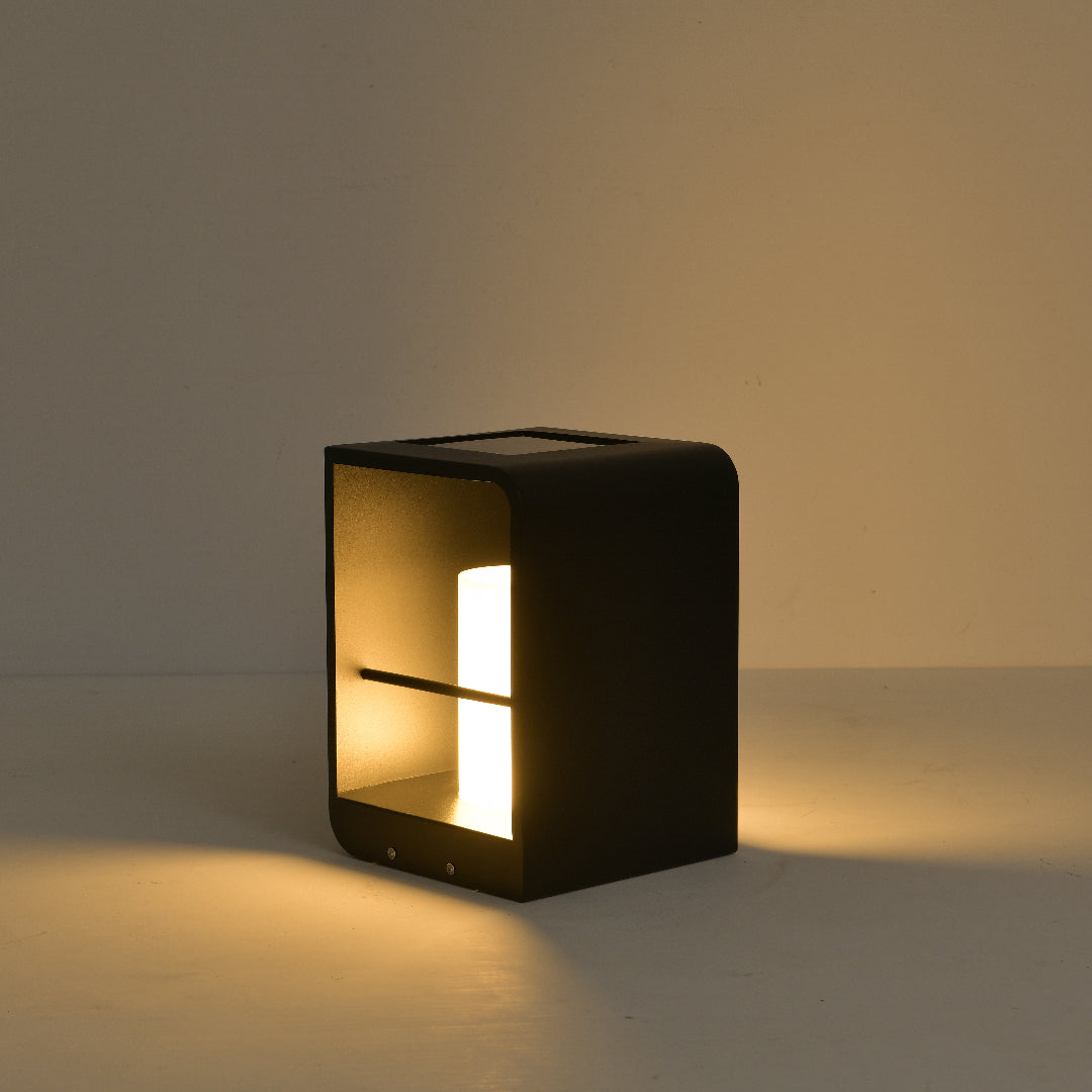 Solenergi Utomhuslampa med Minimalistisk Design för Hållbar Utebelysning - Weather Resistant Trädgårdslampa 8