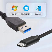 7-i-1 extern DVD-spelare - bärbar CD/DVD-RW-brännare med höghastighetsdataöverföring 2