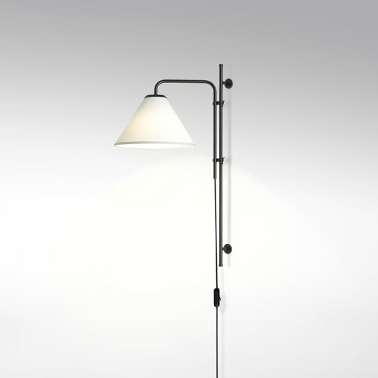 Adjustable Fabric Wall Light – Chic Design in Beige or White, Direct and Indirect Lighting, Perfect for Modern Spaces 0