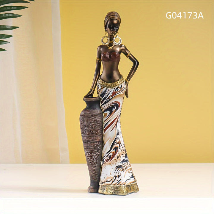 Authentic African Tribal Ornaments Set of 2 for Unique Home Decor and Cultural Room Decor 0