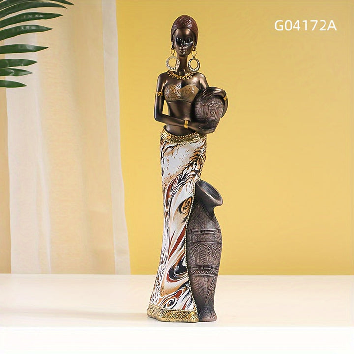 Authentic African Tribal Ornaments Set of 2 for Unique Home Decor and Cultural Room Decor 8