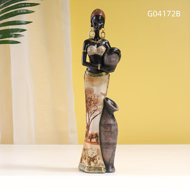 Authentic African Tribal Ornaments Set of 2 for Unique Home Decor and Cultural Room Decor 9