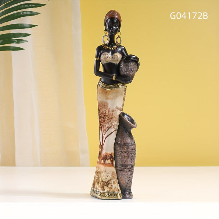 Authentic African Tribal Ornaments Set of 2 for Unique Home Decor and Cultural Room Decor 9