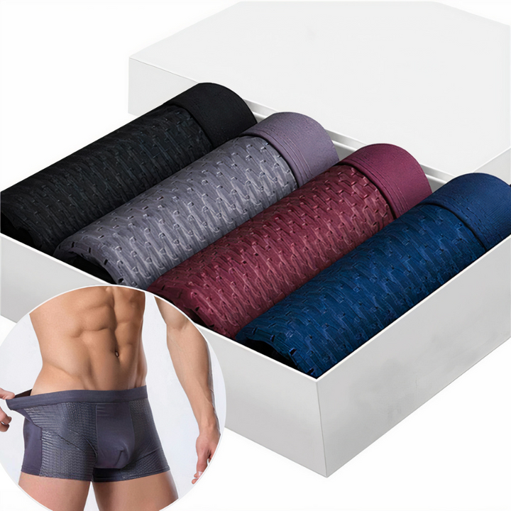Bambu herrboxershorts (set om 10) - Daan 0
