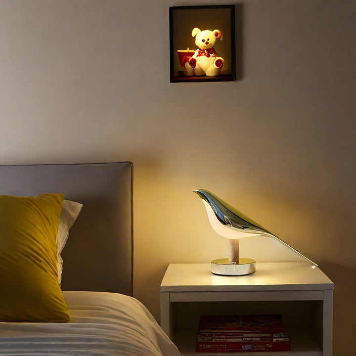 Bird-Shaped LED Lamp with Adjustable Light Modes for Elegant Home Decor 4