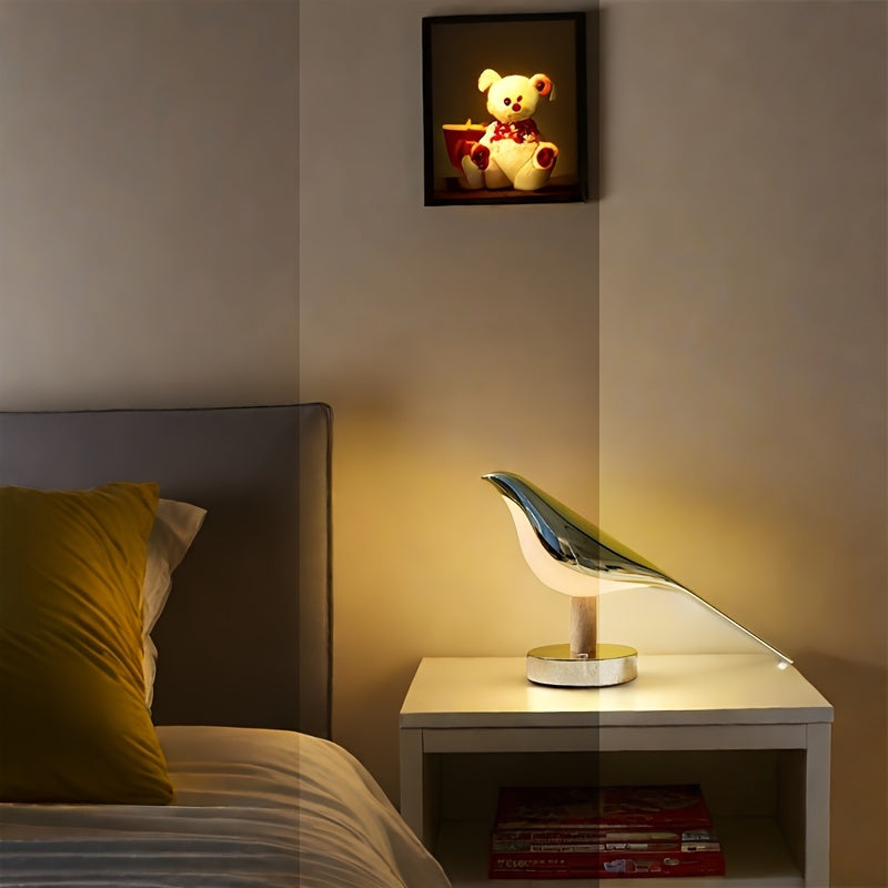 Bird-Shaped LED Lamp with Adjustable Light Modes for Elegant Home Decor 7