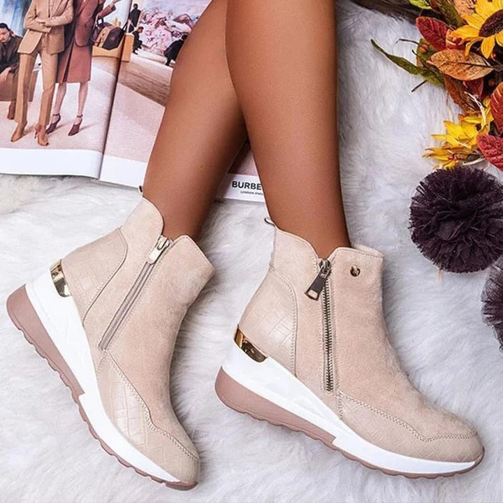 Black Ankle Boots for Women with Arch Support and Zip Closure – Stylish, Comfortable Everyday Footwear 0