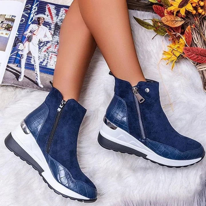 Black Ankle Boots for Women with Arch Support and Zip Closure – Stylish, Comfortable Everyday Footwear 3
