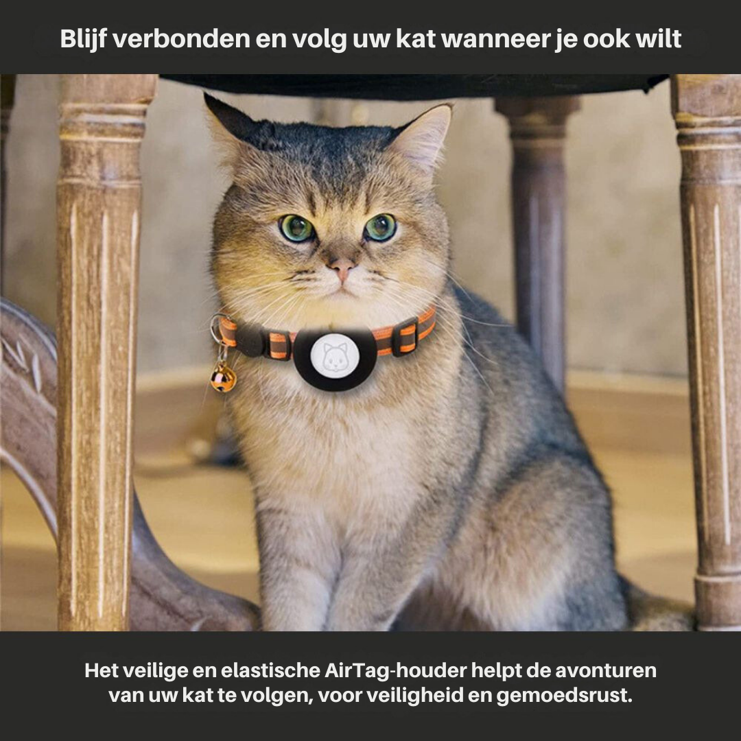 CAT GPS-spårningshalsband med snabbfäste och reflekterande design för förbättrad synlighet i mörkret 2