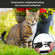 CAT GPS-spårningshalsband med snabbfäste och reflekterande design för förbättrad synlighet i mörkret 4