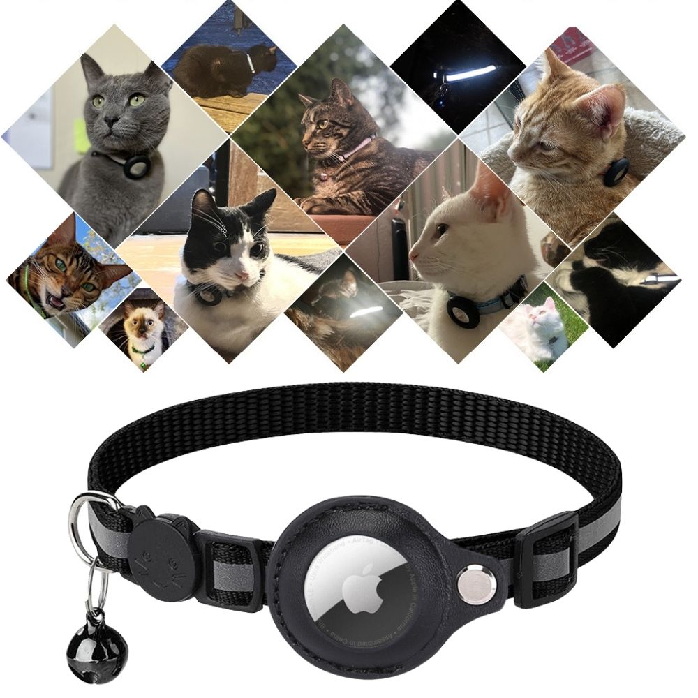 CAT GPS-spårningshalsband med snabbfäste och reflekterande design för förbättrad synlighet i mörkret 5
