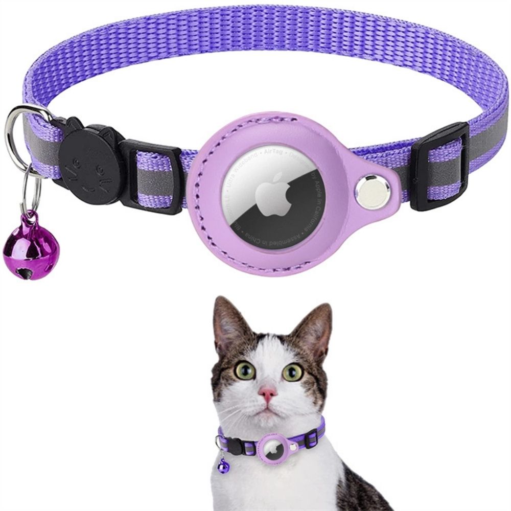 CAT GPS-spårningshalsband med snabbfäste och reflekterande design för förbättrad synlighet i mörkret 9