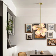 Calypso - Skandinavisk rosa tulpantaklampa i glas 3