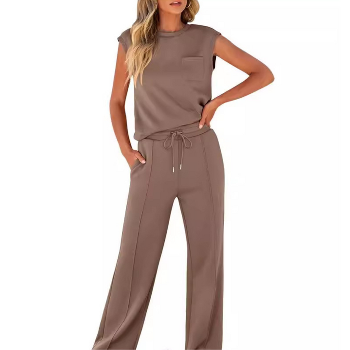 Casual Summer Lounge Set for Women - Lightweight and Comfortable Co-Ord 1