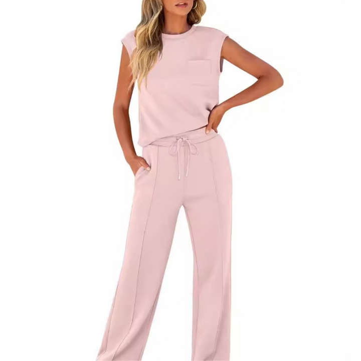 Casual Summer Lounge Set for Women - Lightweight and Comfortable Co-Ord 4