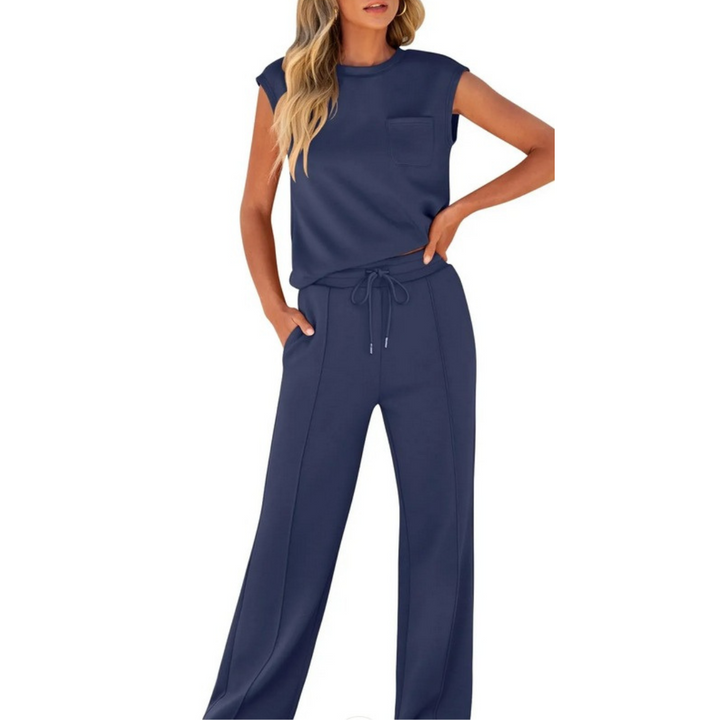 Casual Summer Lounge Set for Women - Lightweight and Comfortable Co-Ord 6