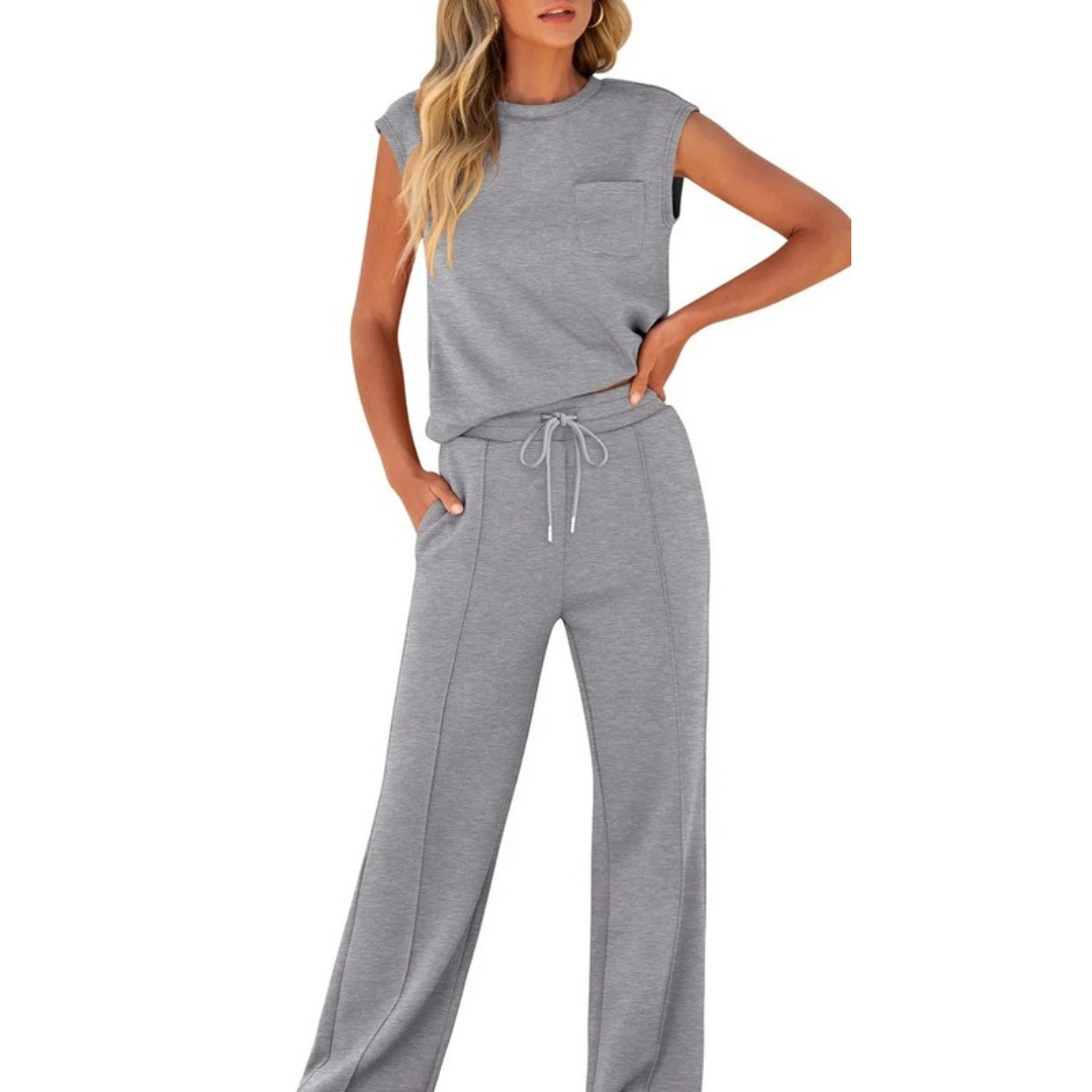 Casual Summer Lounge Set for Women - Lightweight and Comfortable Co-Ord 7