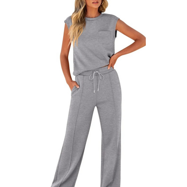 Casual Summer Lounge Set for Women - Lightweight and Comfortable Co-Ord 7