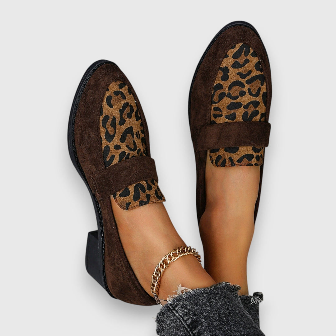 Chic Leopard Print Women's Loafers - Stylish, Comfortable Footwear for Casual and Semi-Formal Wear 7