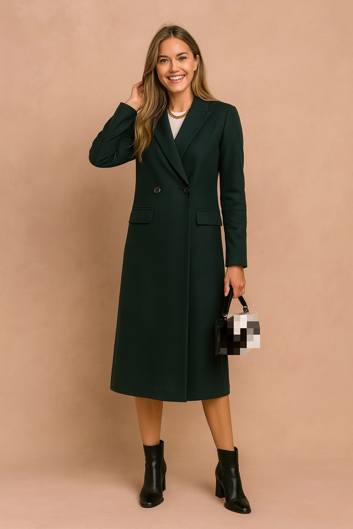Classic Double-Breasted Coat for Timeless Elegance 2
