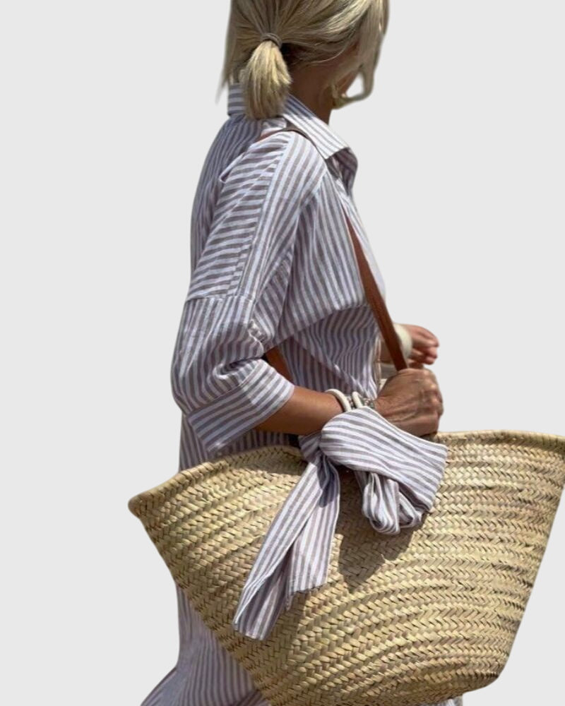 Classic Striped Dress for Effortless Elegance and Everyday Comfort 5