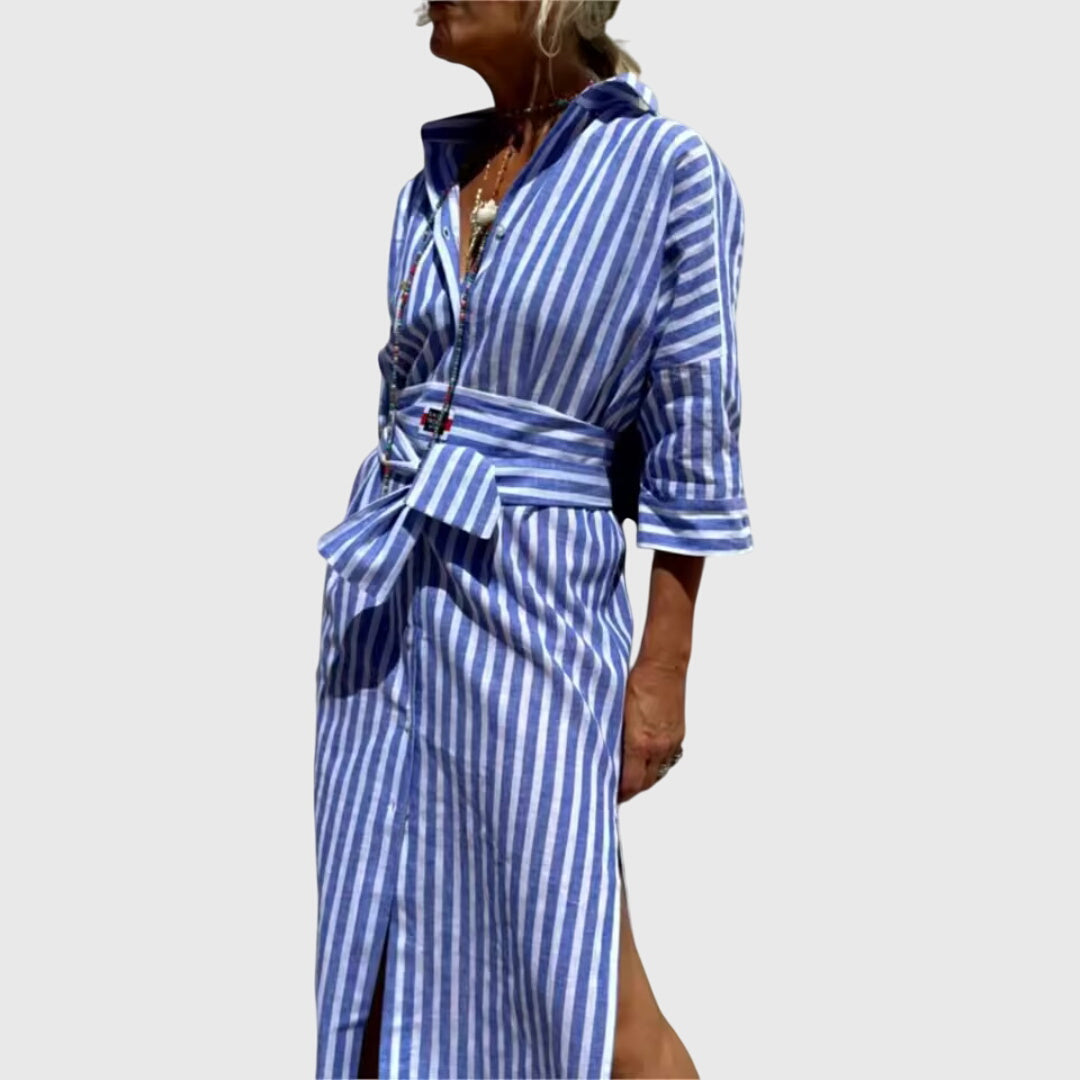 Classic Striped Dress for Effortless Elegance and Everyday Comfort 7