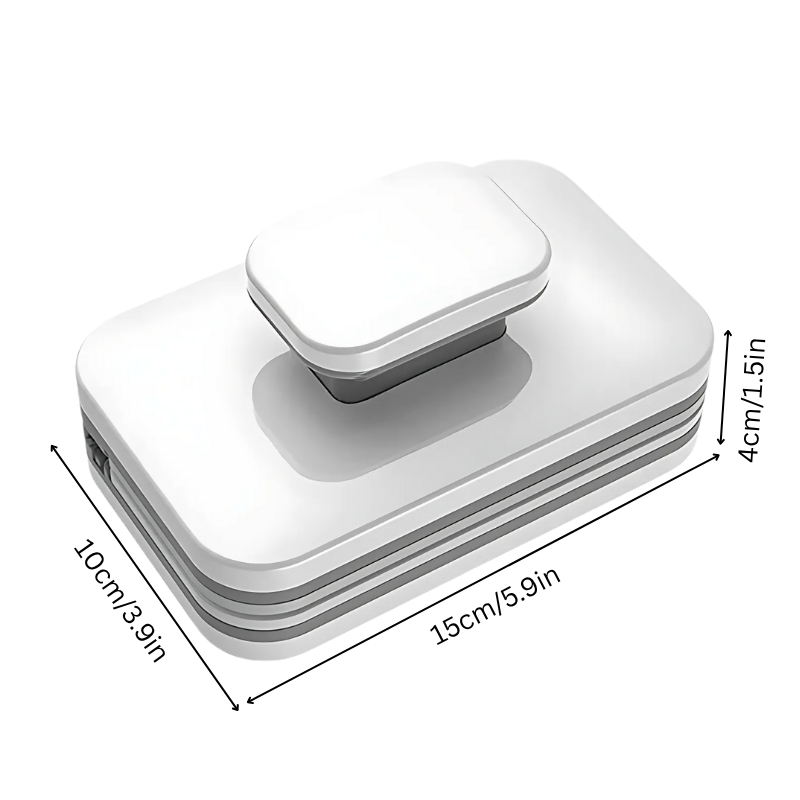 ClearSwipe Fönsterputsverktyg med Dubbelsidig Rengöring och Säkerhetsrep – Effektiv Rengöring för Klara Fönster 1