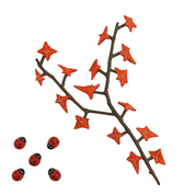 Climbivy Magnetset med Murgröna Design för Kök och Kontor – Utrymmesbesparande och Charmig 2