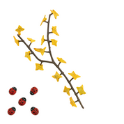 Climbivy Magnetset med Murgröna Design för Kök och Kontor – Utrymmesbesparande och Charmig 4