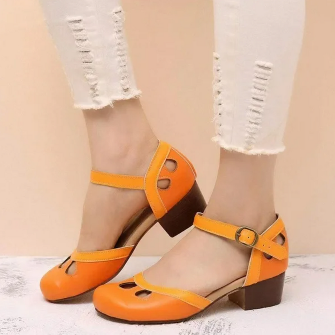 Comfortable Low-Heeled Women's Sandals - Stylish Footwear with Arch Support for All-Day Comfort 2