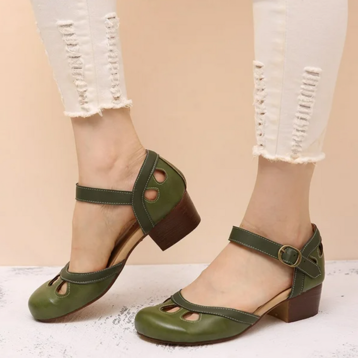 Comfortable Low-Heeled Women's Sandals - Stylish Footwear with Arch Support for All-Day Comfort 3
