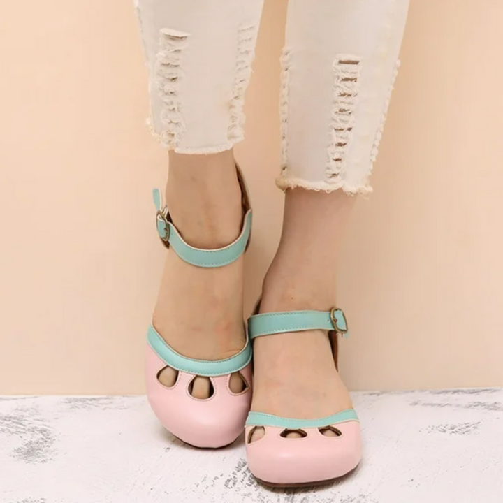 Comfortable Low-Heeled Women's Sandals - Stylish Footwear with Arch Support for All-Day Comfort 4