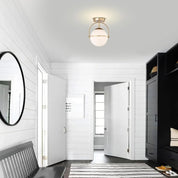 Corinna - Skandinavisk taklampa i mjölkglas 2