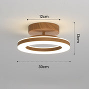 Cypressa - Rund taklampa LED akryl för hall och entré 8