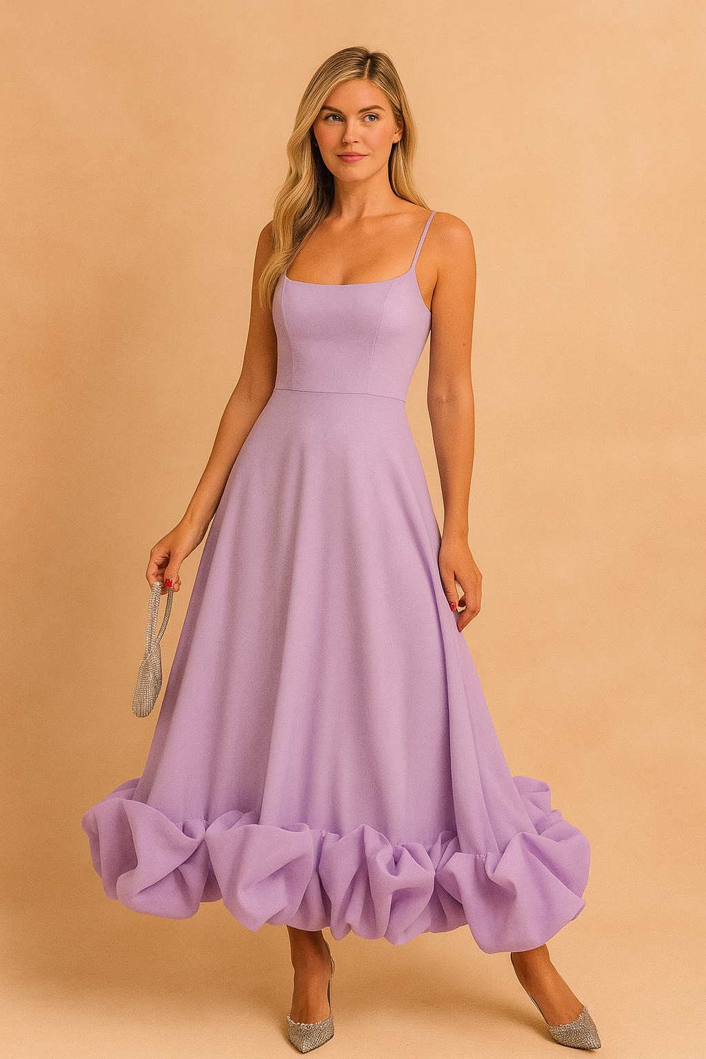 Damska Elegancka Bluzka Boho z Falbaną Wiskoza 3