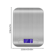 Digital Köksvåg med Bakgrundsbelyst LCD och USB-laddning – Kompakt och Precis 1