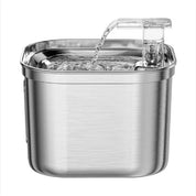 Dricksfontän i rostfritt stål för katter 4