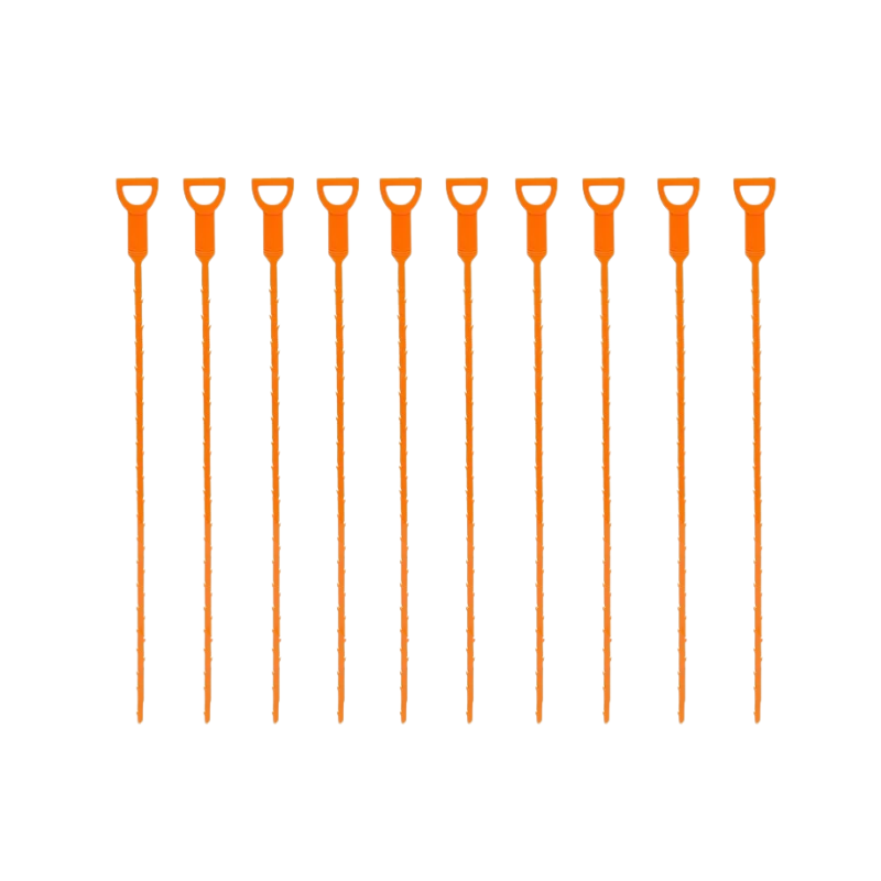 Effektiv Avloppsrensare för Handfat och Dusch – ClogCatcher Set med 10 Stycken 0