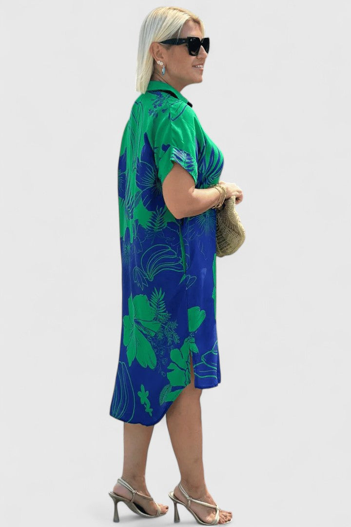 Effortless Chic Short Sleeve Dress with Pockets for Sunny Days 3